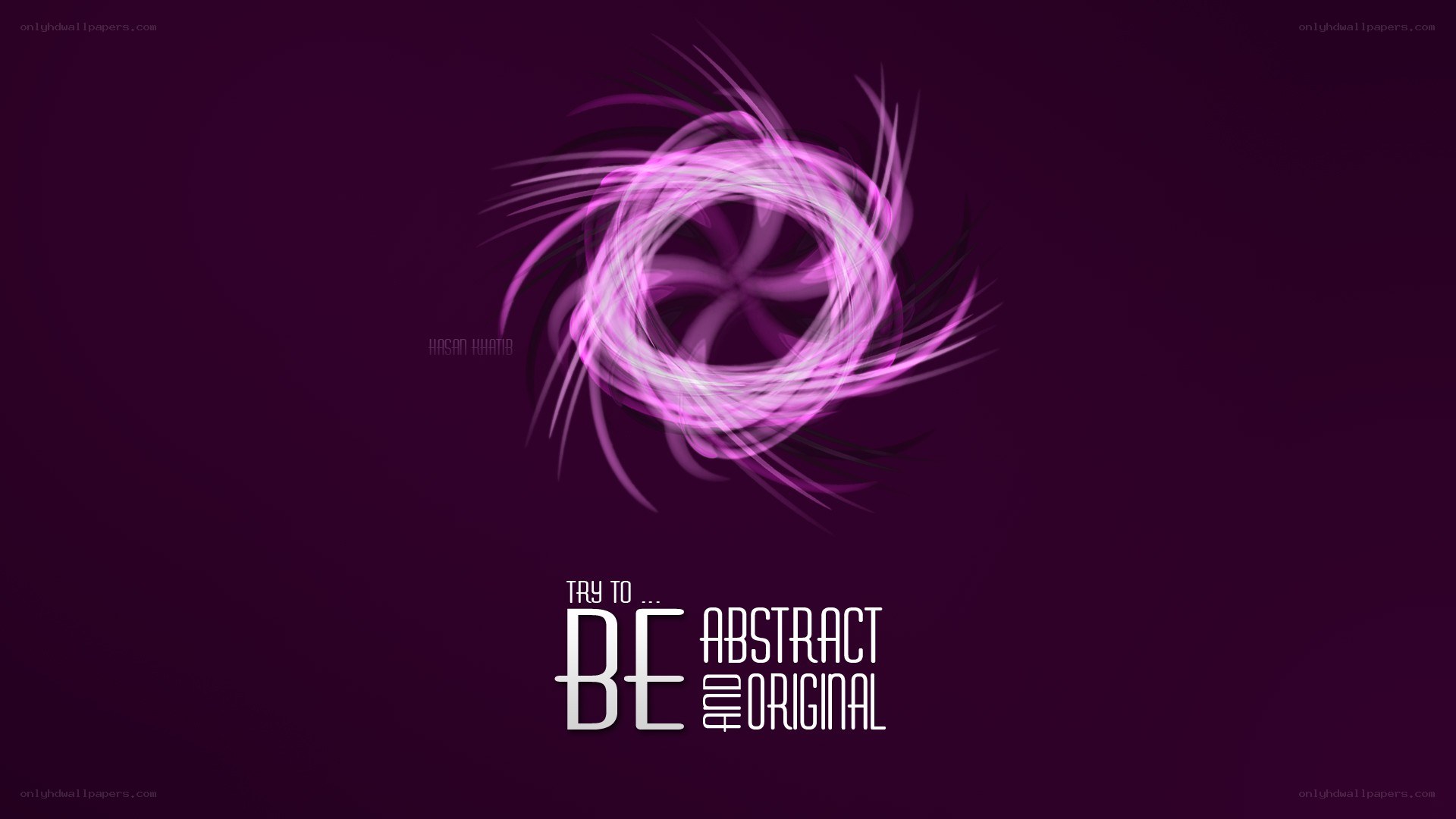 abstract purple swirl design