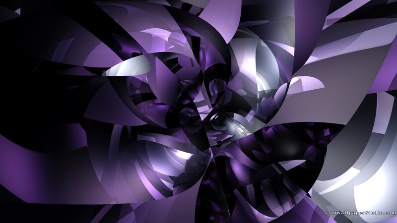 Abstract Purple Swirl — Dramatic