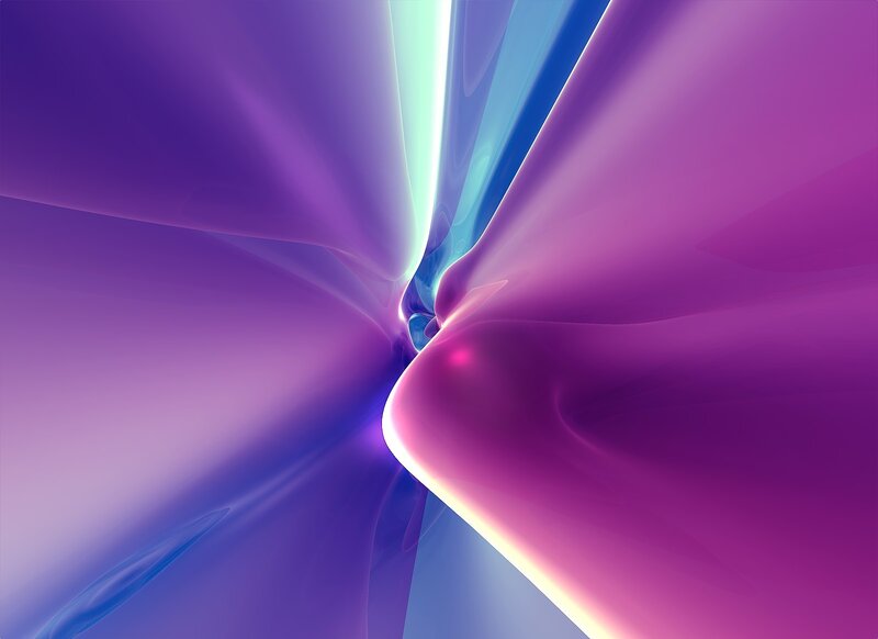 Abstract Purple Swirl — Dynamic