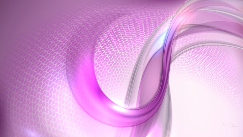 Abstract Purple Swirl — Serene, Digital Art, Hexagonal Pattern