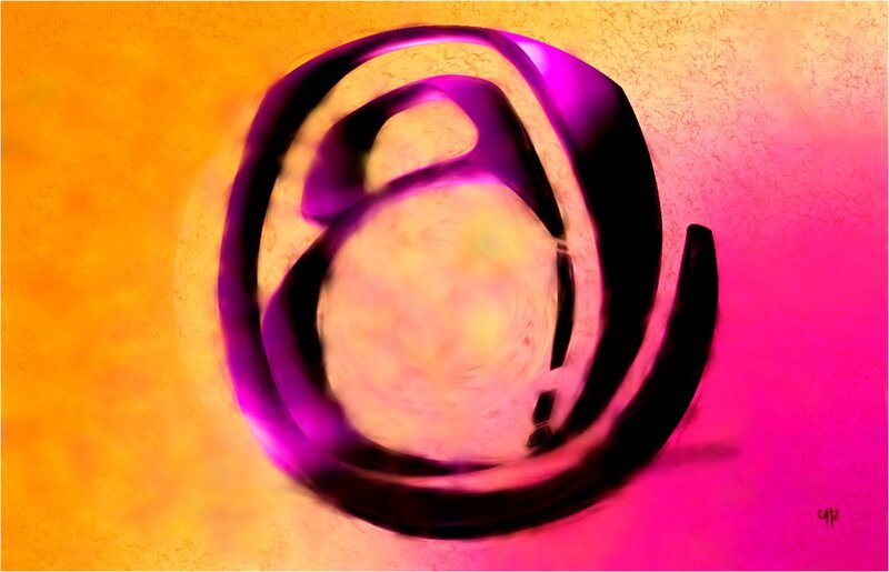 Abstract Purple Swirl — Vibrant