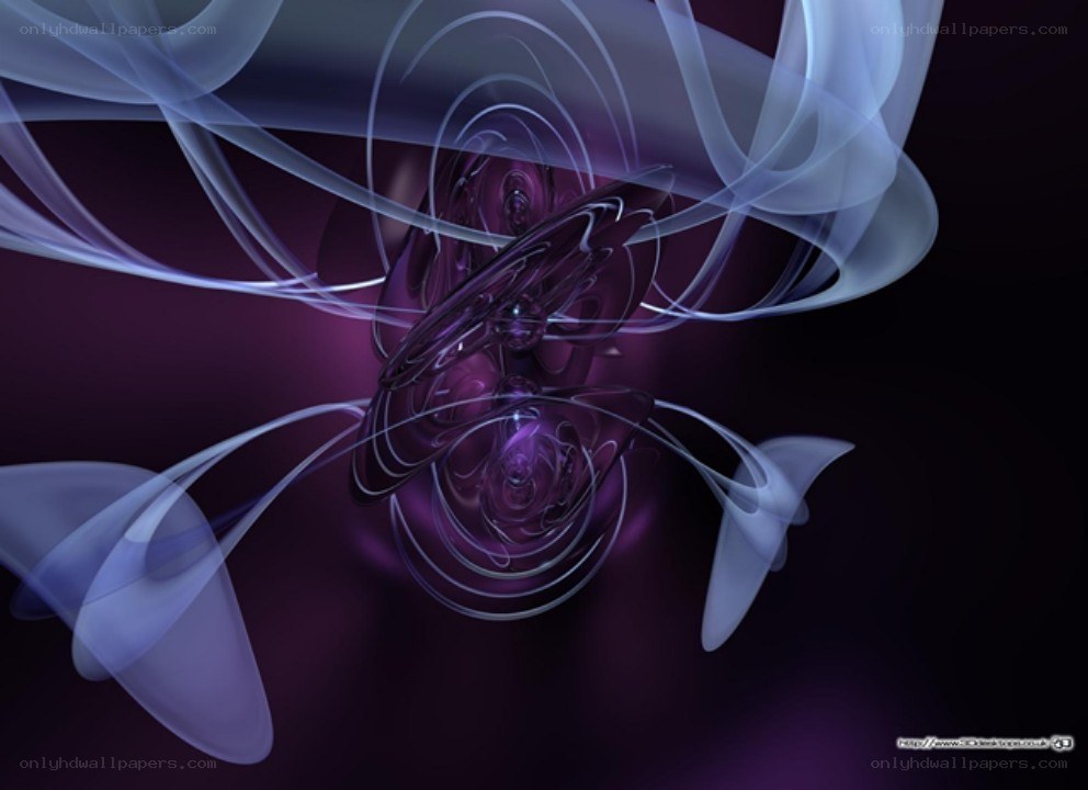 Abstract purple swirls