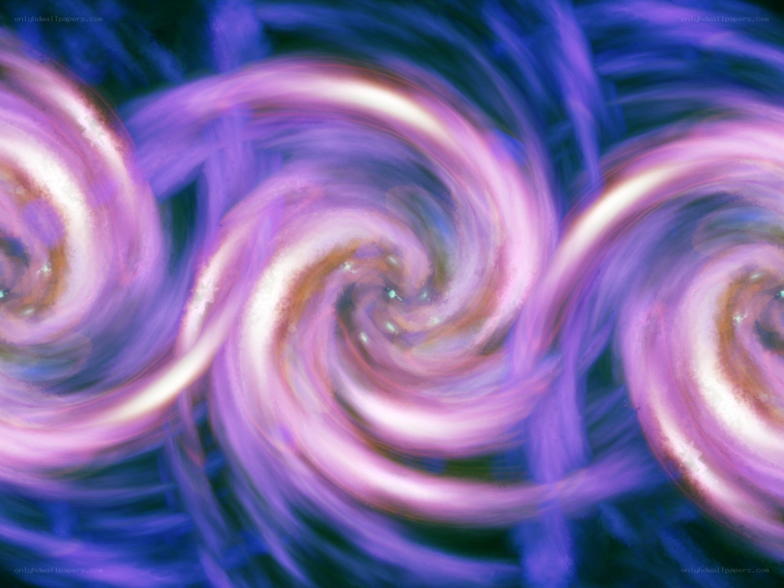 Abstract purple swirls