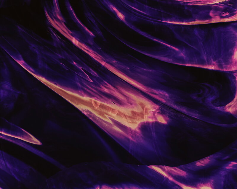 Abstract Purple Swirls — Dark