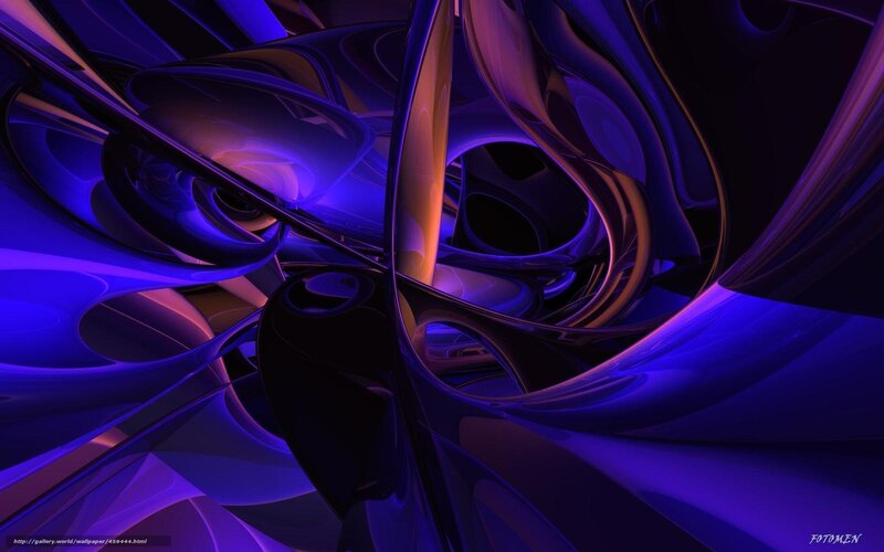Abstract Purple Swirls — Dramatic, Digital Art