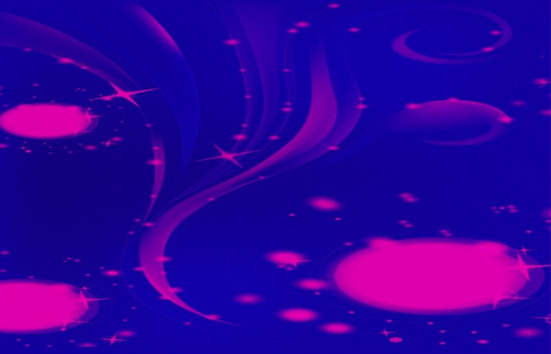 Abstract Purple Swirls — Dreamy, Digital Art