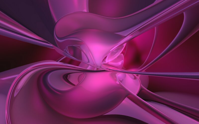 Abstract Purple Swirls — Dynamic, 3d Render, Curves