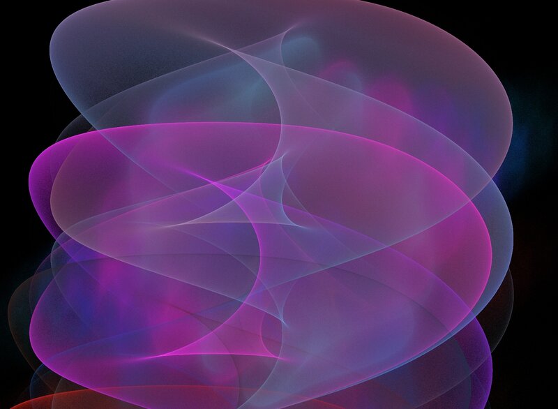 Abstract Purple Swirls — Ethereal, Blue