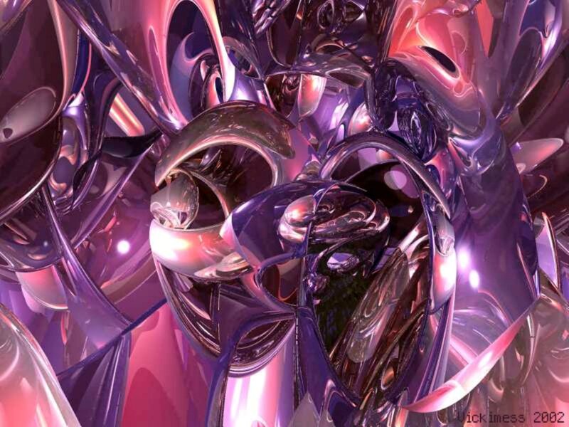 Abstract Purple Swirls — Hypnotic, Digital Art