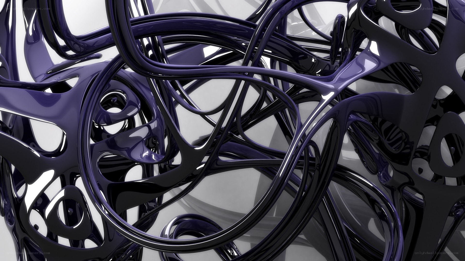 abstract purple swirls