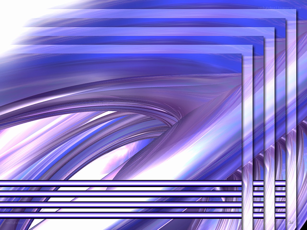 Abstract purple wave design