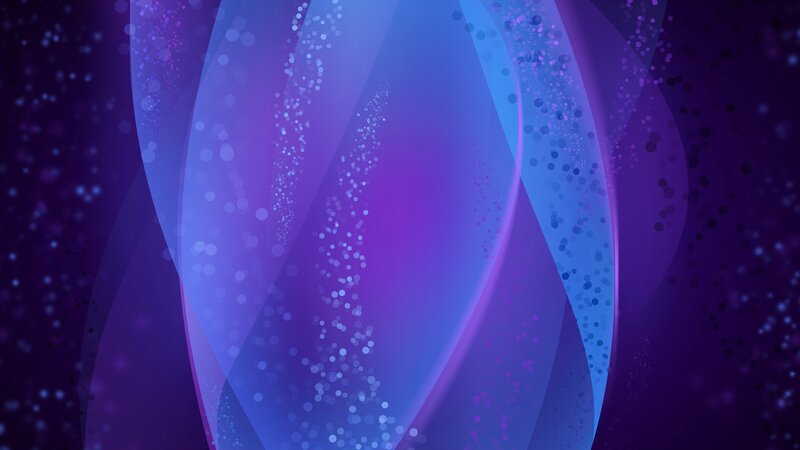 Abstract Purple Waves — Calm, Digital Art, Particles