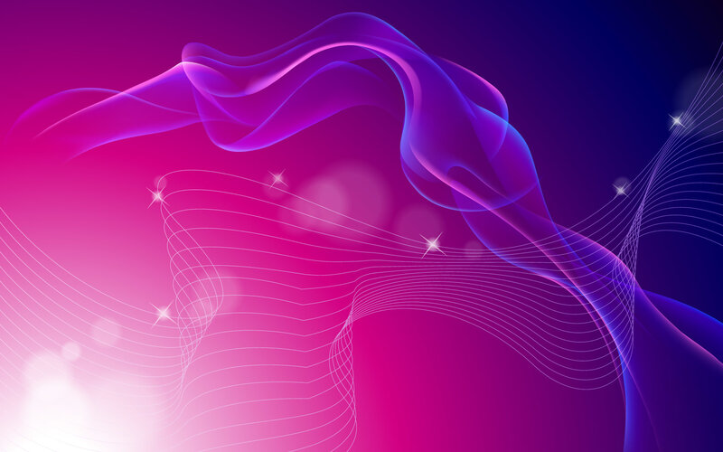 Abstract Purple Waves — Dynamic, Digital Art