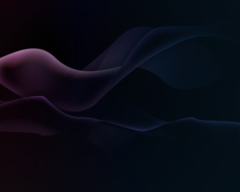 Abstract Purple Waves — Serene, Dark Background