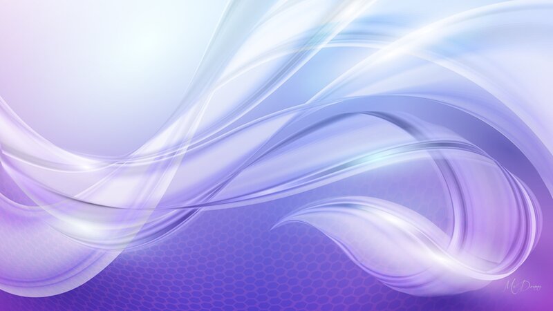 Abstract Purple Waves — Serene