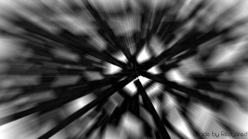 Abstract Radial Blur Pattern — Black
