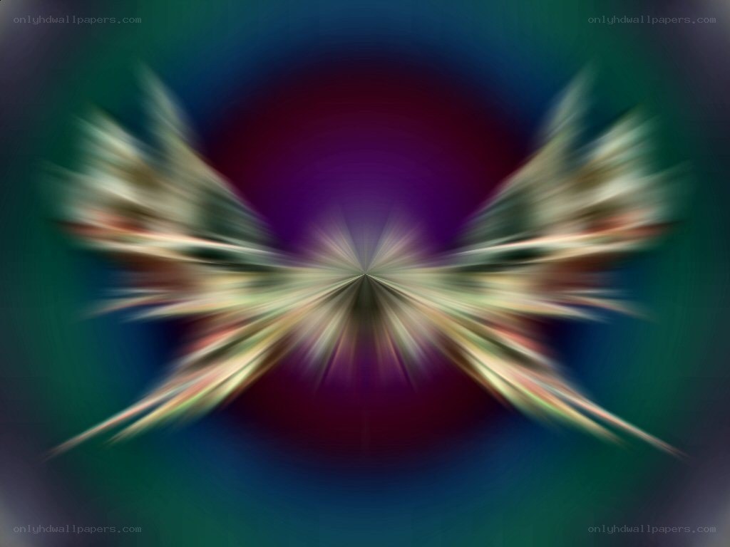 Abstract radial motion blur