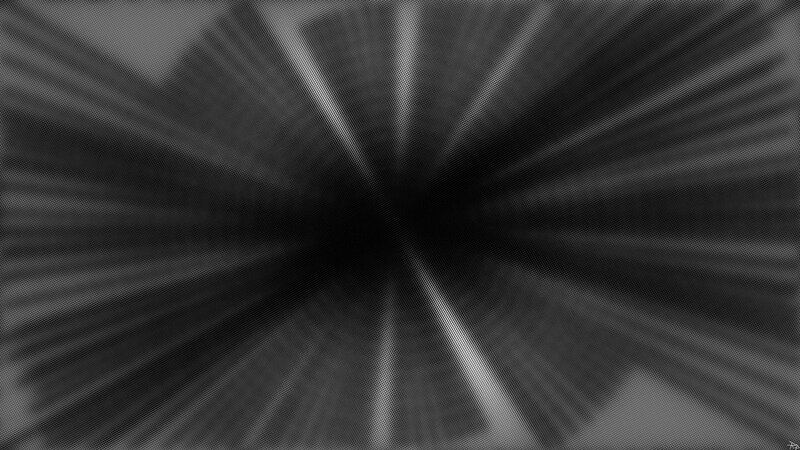 Abstract Radial Pattern — Black, Dynamic