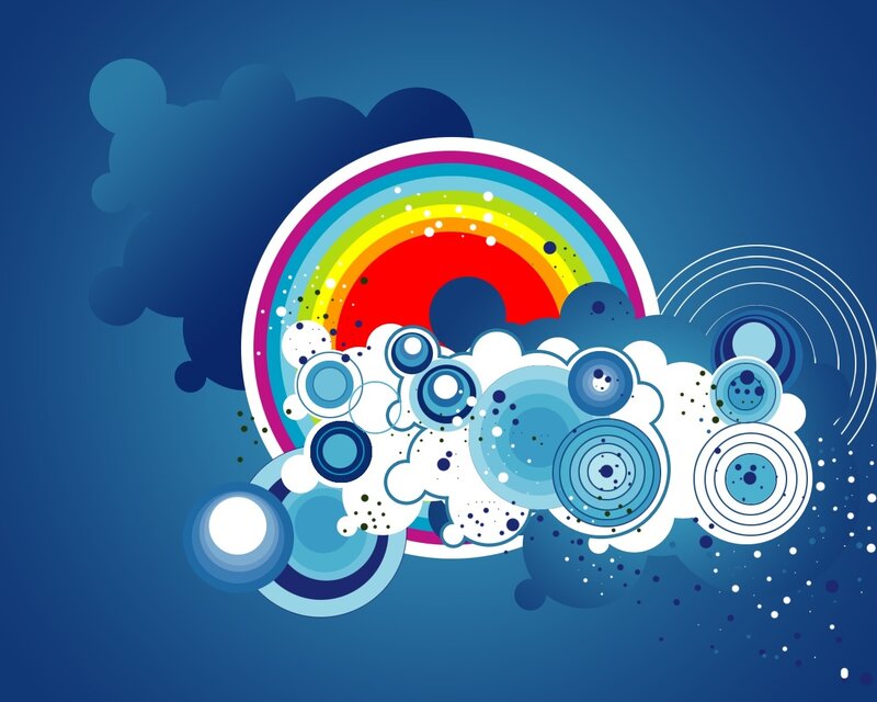 Abstract Rainbow Design