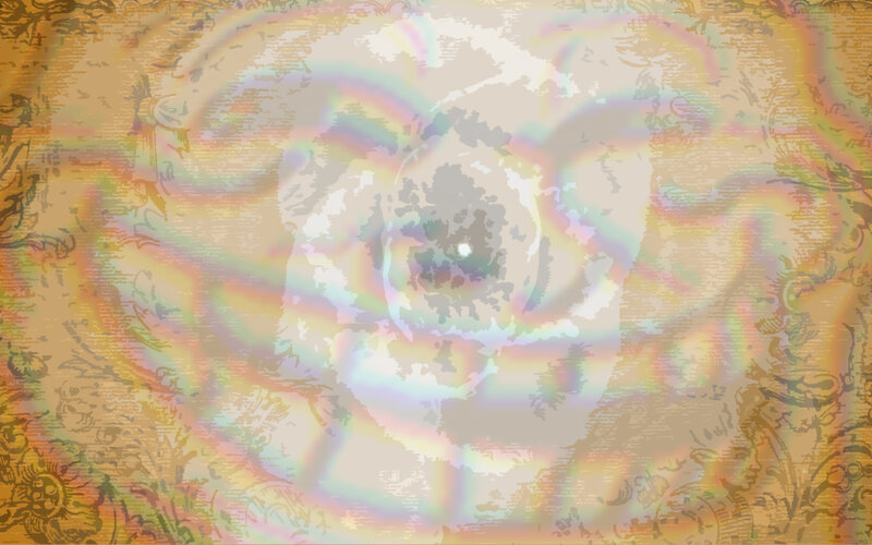 abstract rainbow swirl pattern