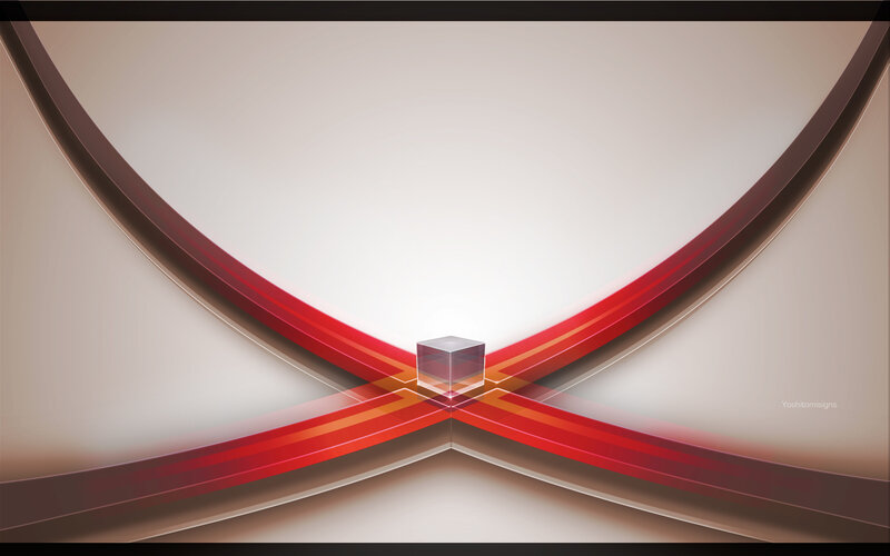 Abstract red and beige design
