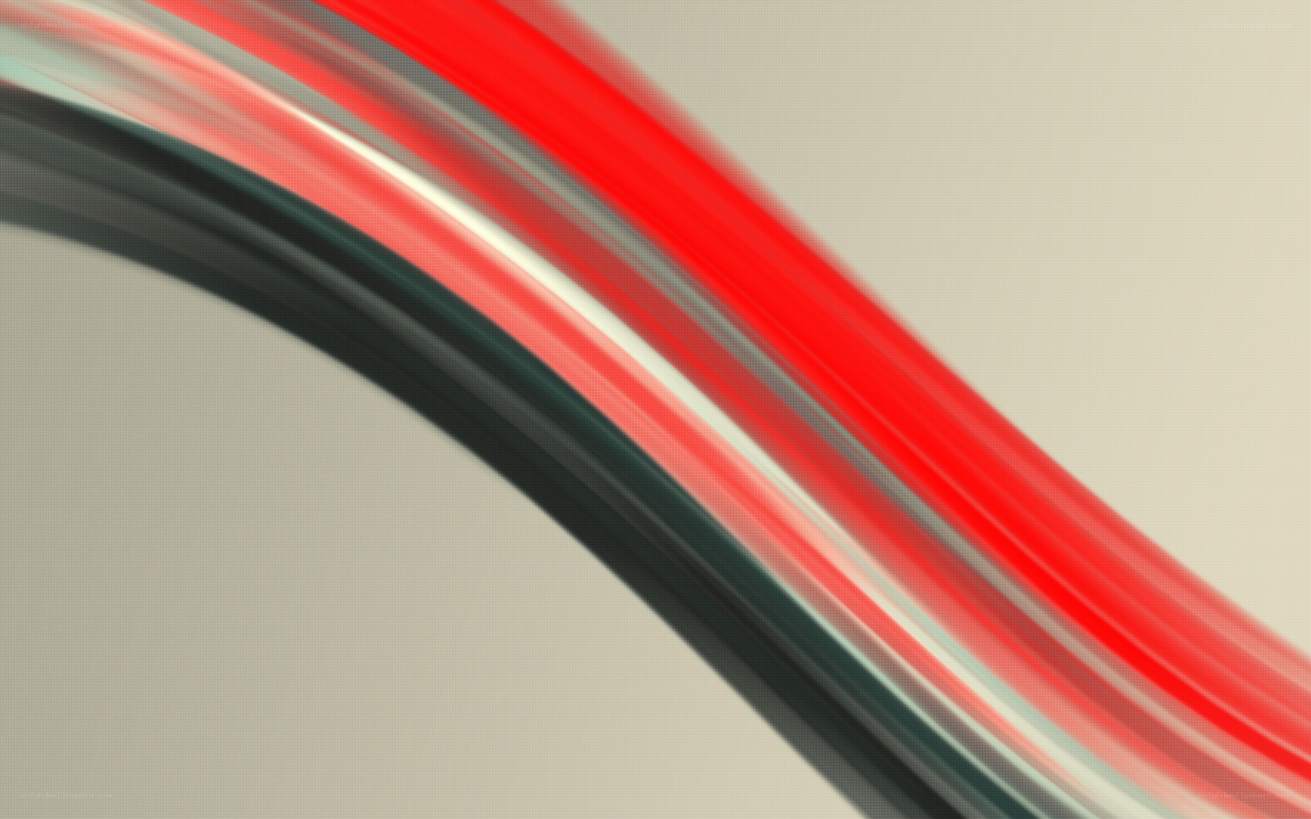 Abstract red and black curves