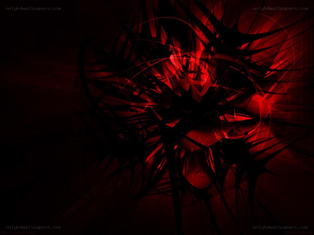 abstract red and black design