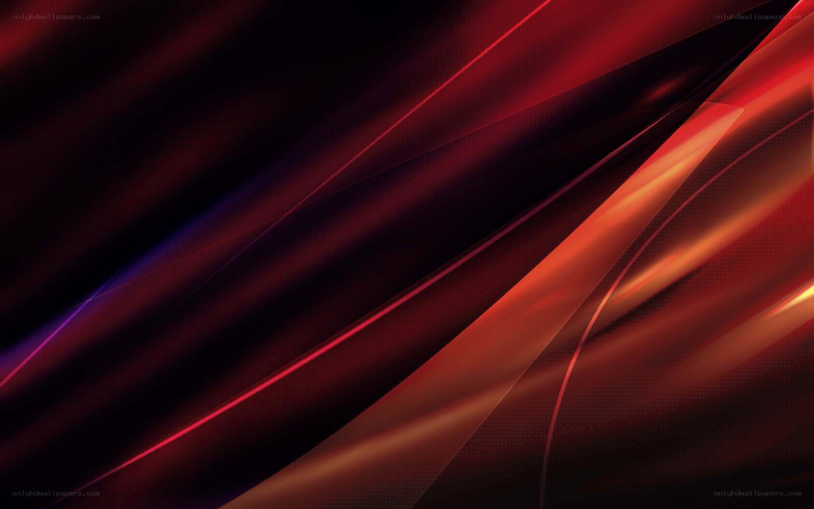 Abstract red and black design