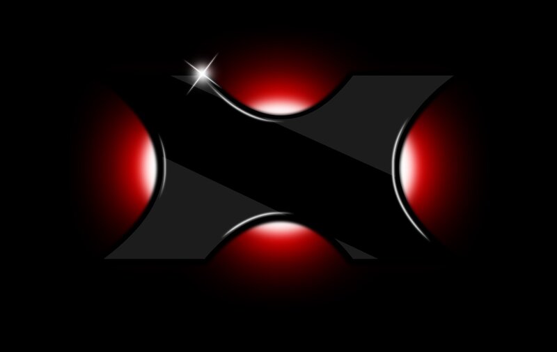 abstract red and black design