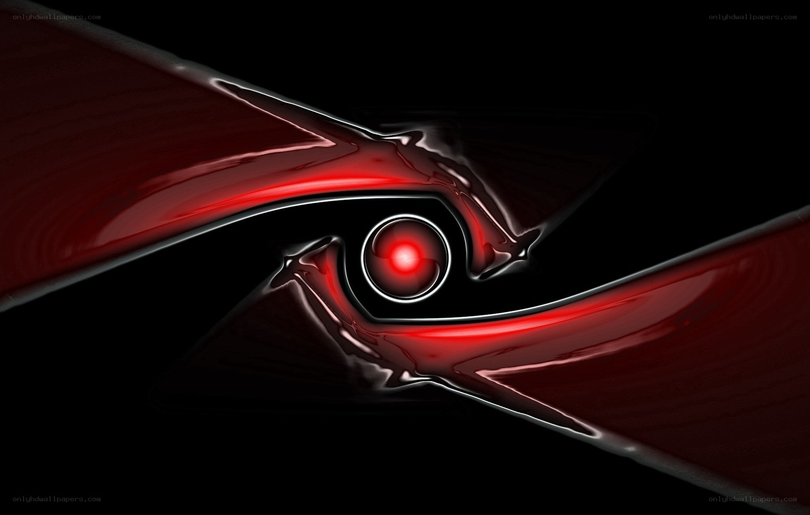 abstract red and black design