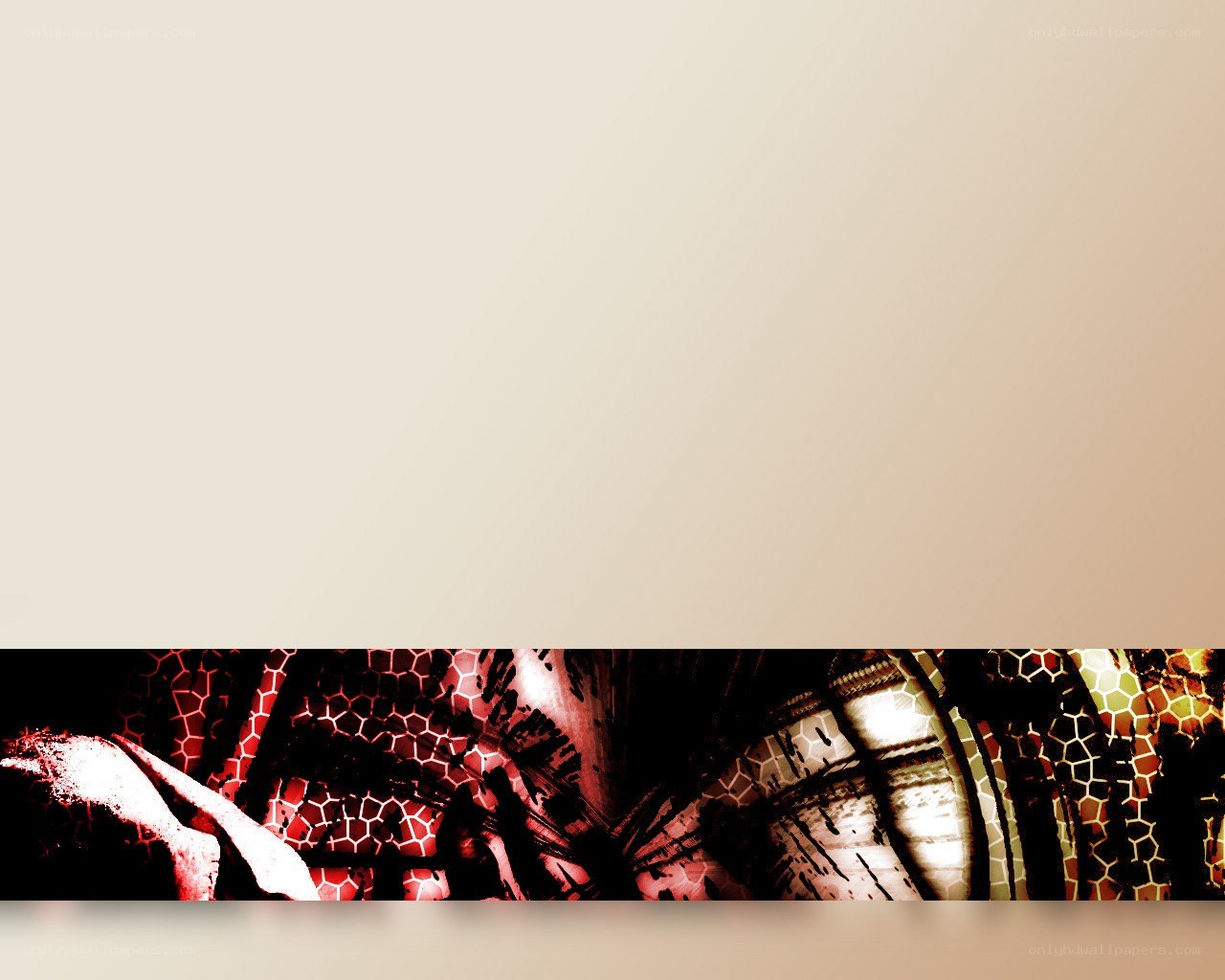 abstract red and black design