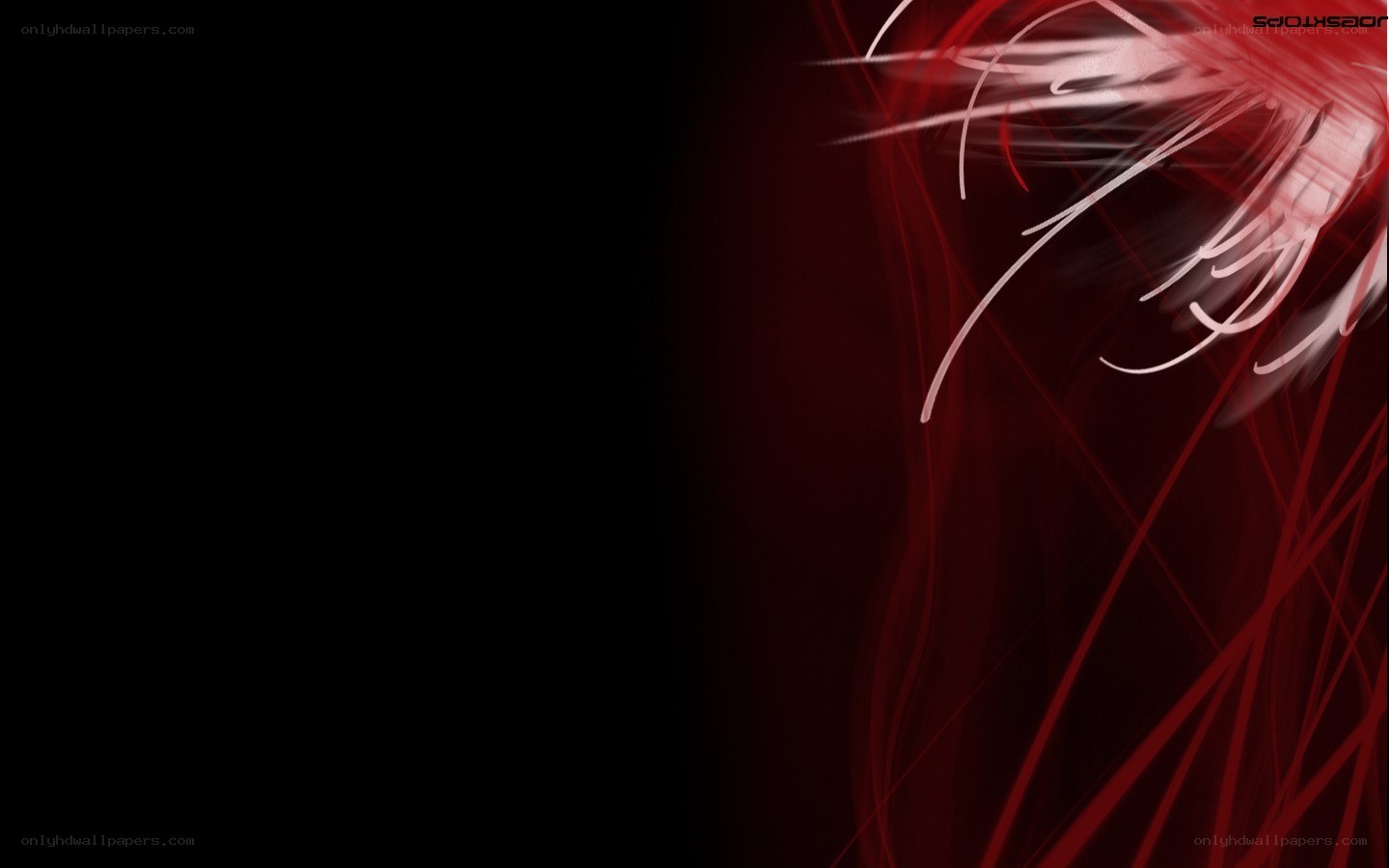 abstract red and black design
