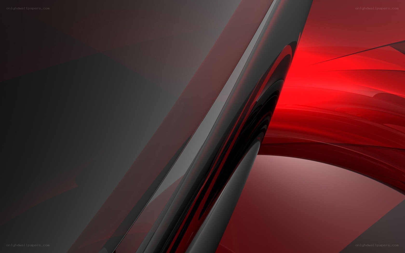 abstract red and black design