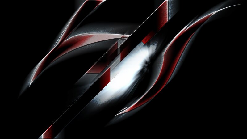 abstract red and black design