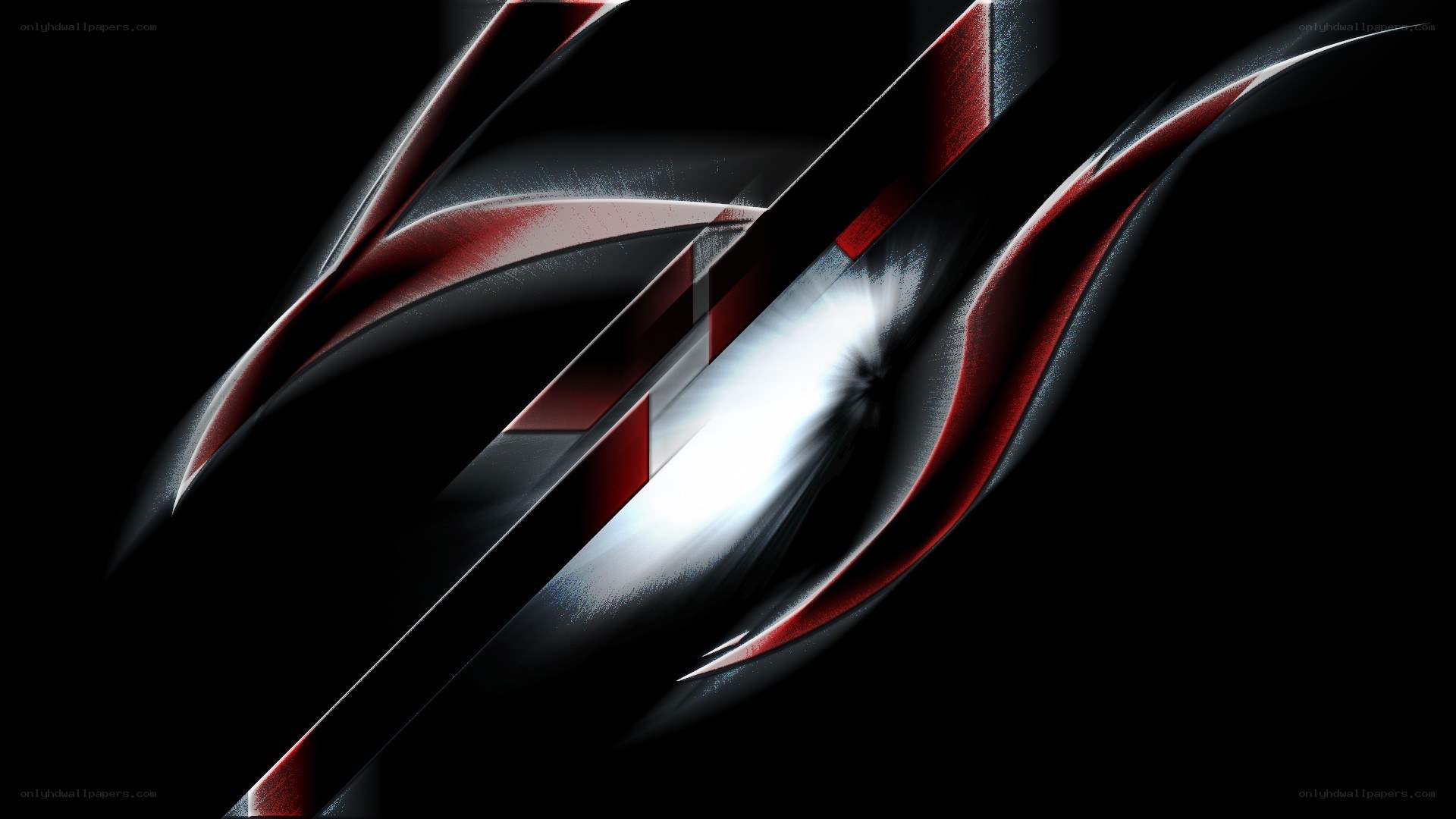 abstract red and black design