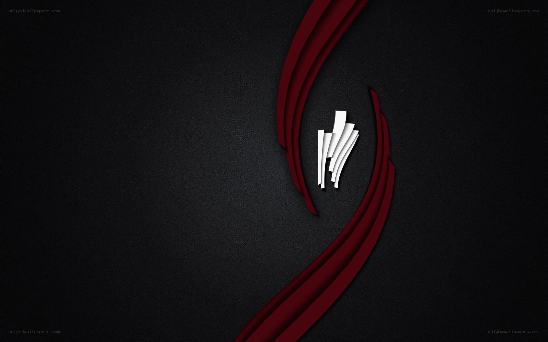 abstract red and black design