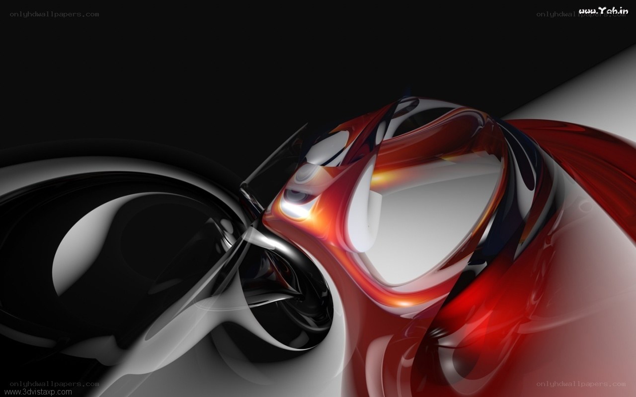 abstract red and black design