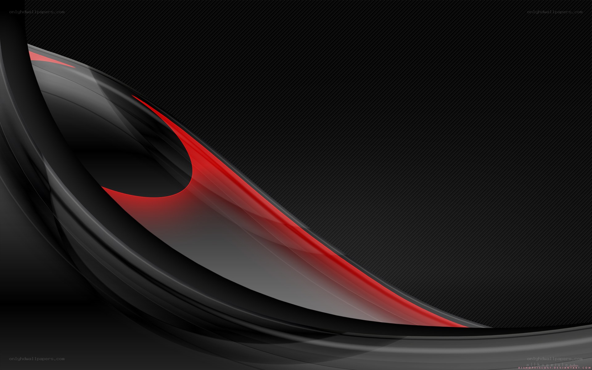 abstract red and black design