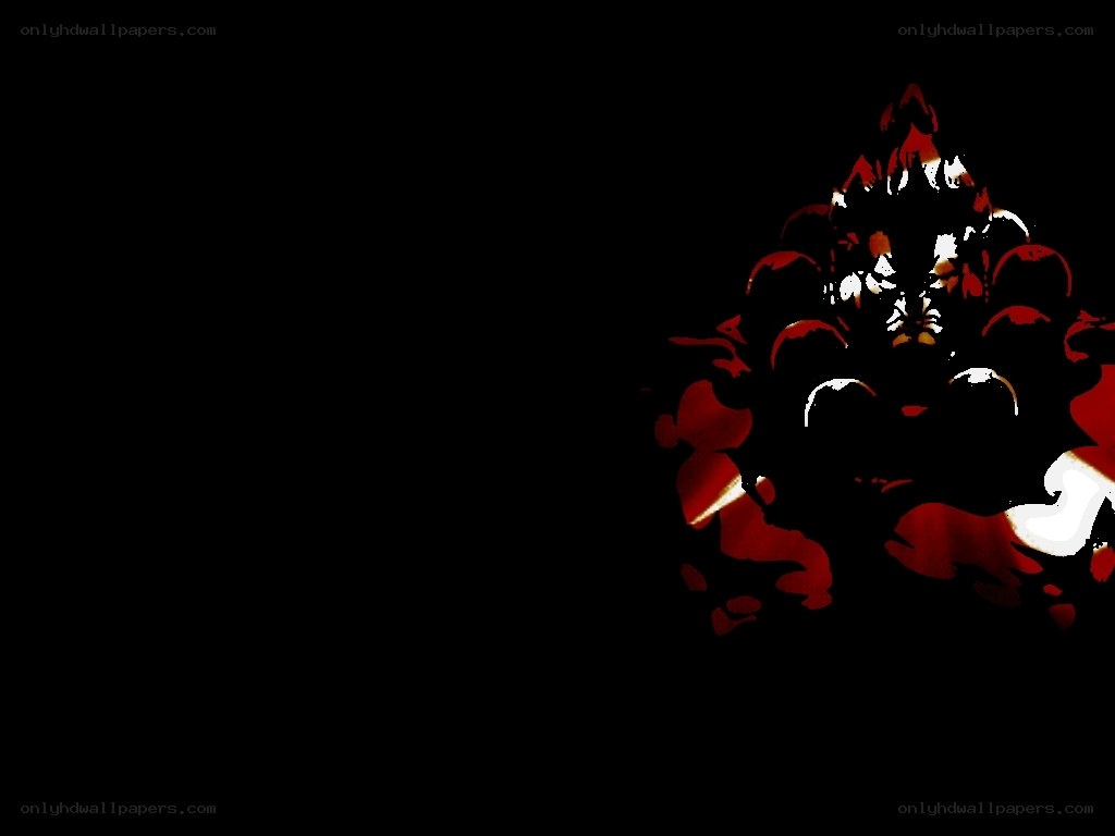 abstract red and black design