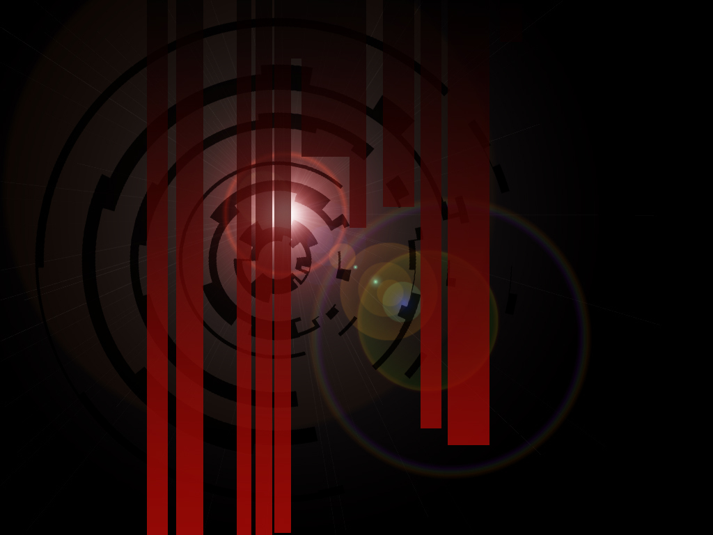abstract red and black design