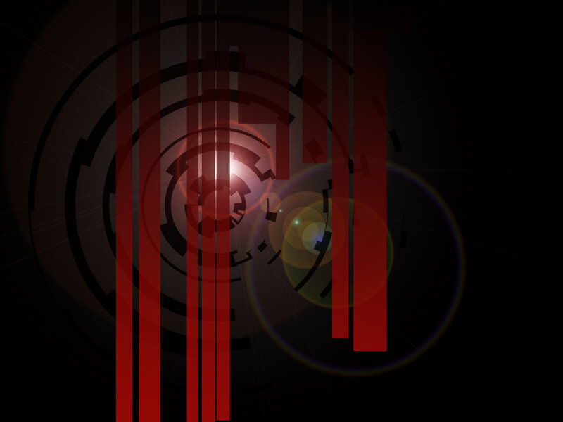Abstract Red and Black Design — Dramatic, Digital Art, Vertical Bars