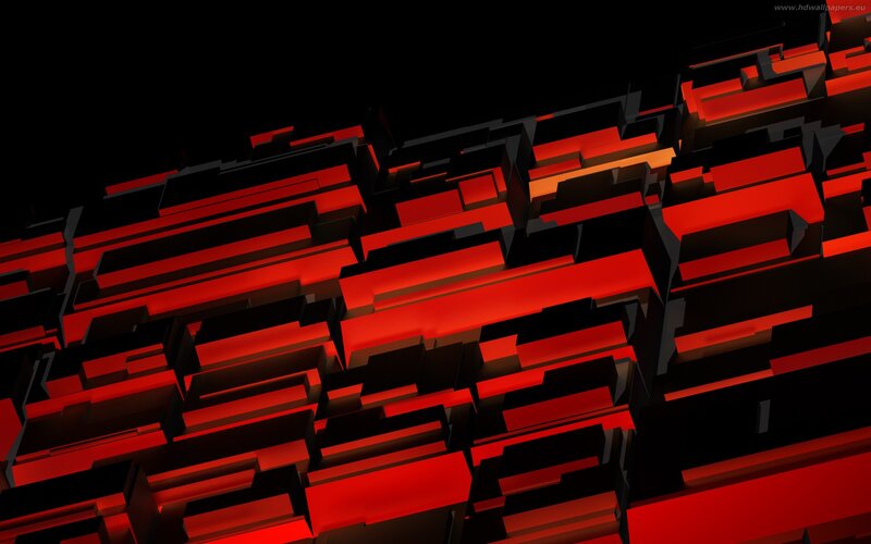 abstract red and black geometric pattern