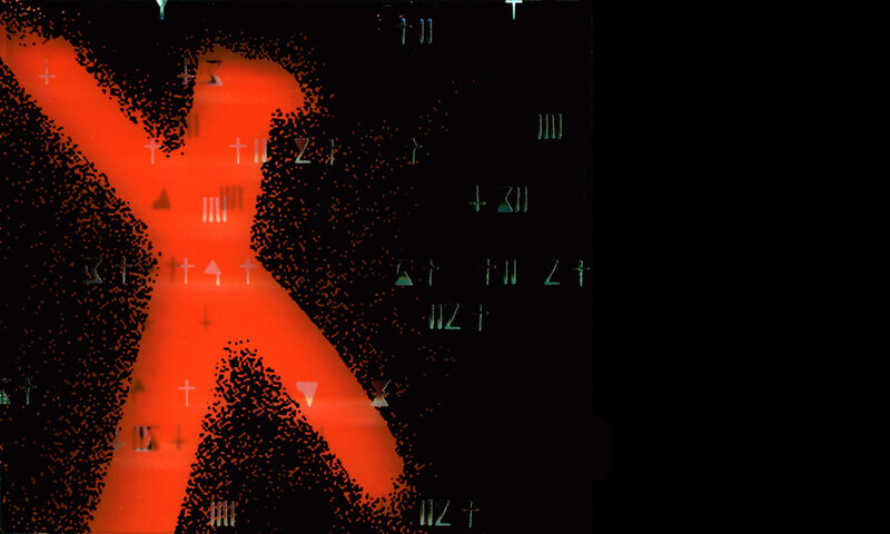 abstract red and black pattern