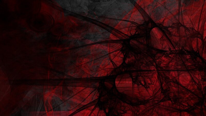 Abstract Red and Black Pattern — Dark