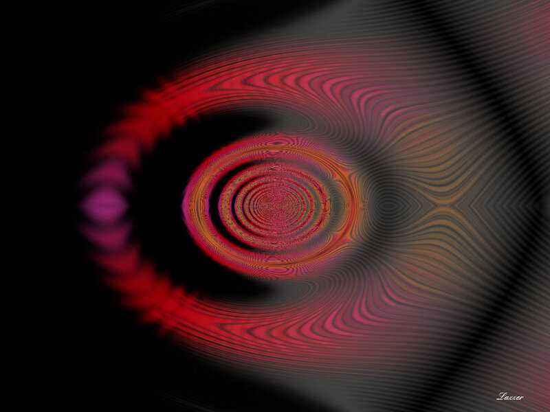 Abstract Red and Black Pattern — Hypnotic