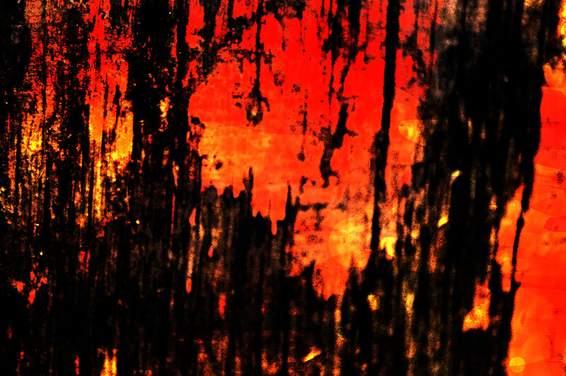 Abstract Red and Black Texture — Intense