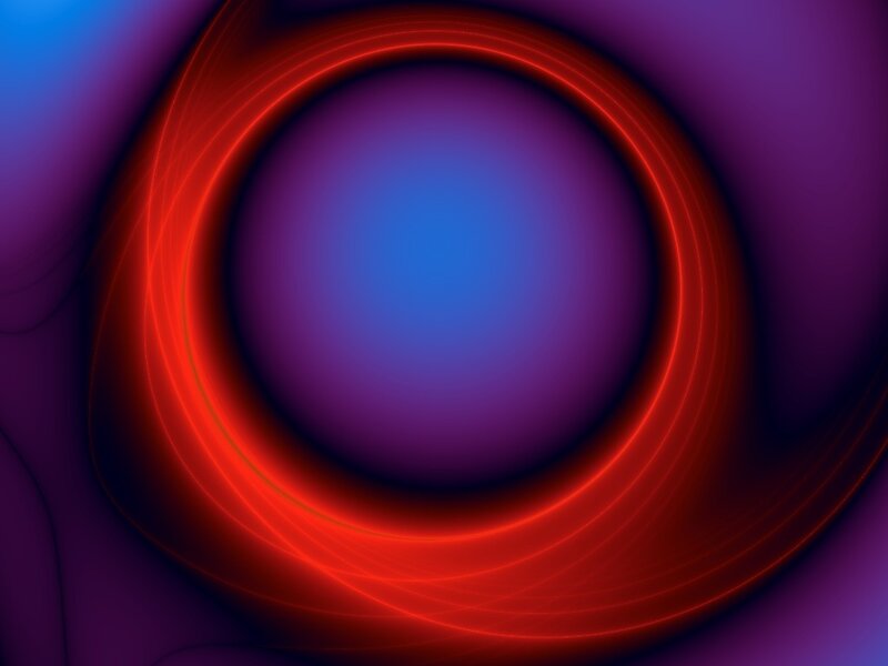 abstract red and blue circular design