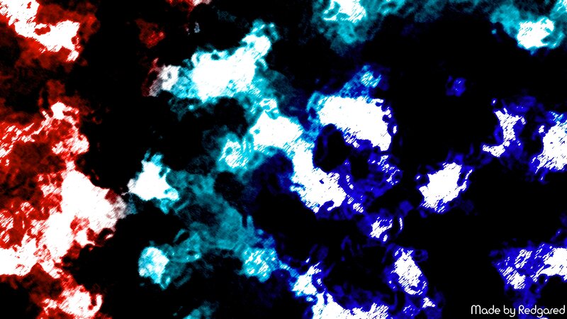 Abstract Red and Blue Clouds