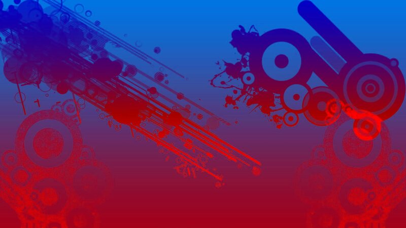 Abstract Red and Blue Design — Dynamic