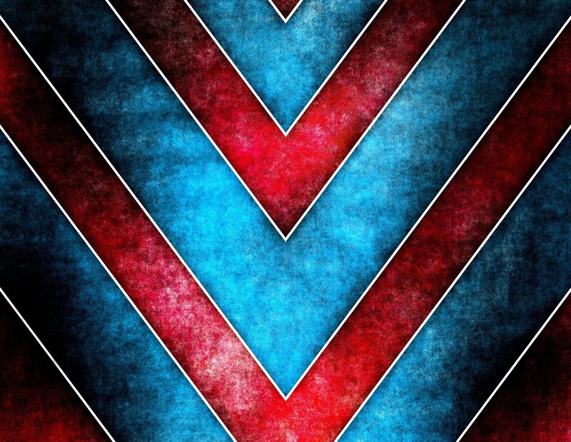 abstract red and blue design